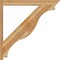 Ekena Millwork Funston Traditional Rough Sawn Outlooker, Western Red Cedar, 6"W x 48"D x 48"H OUT06X48X48FST01RWR - alternate 3